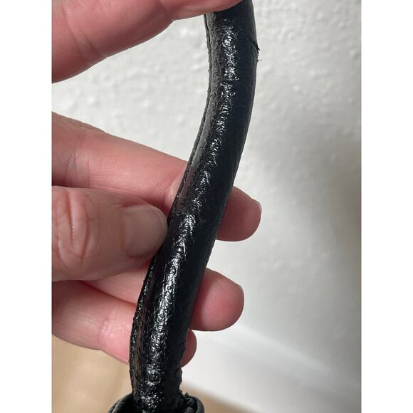 TUCI Italia Lizard Embossed Black Leather Handbag Cross-Body Bag - Picture 14 of 14